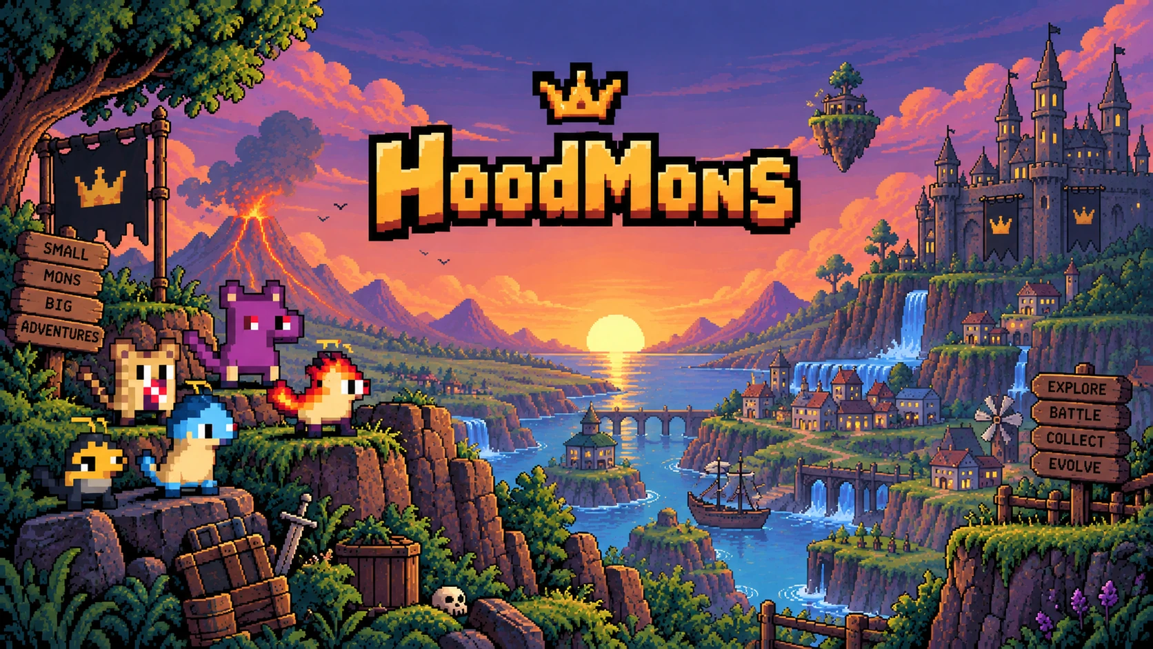 Hoodmons — small mons, big adventures